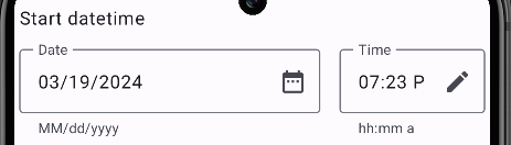 Jetpack Compose Custom Datetime Picker
