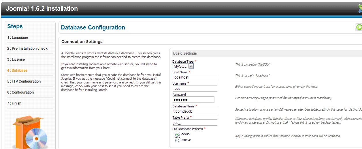 Database Configuration